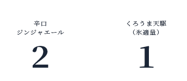 ウィルキンソンジンジャエール辛口2対くろうま天駆（氷適量）1